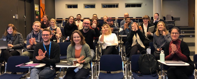 Croaw at Telenor during a recent talk.